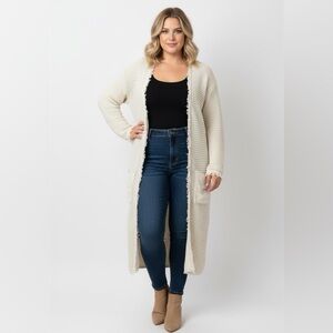 FREE PEOPLE Long Duster Cardigan Women's Size Small